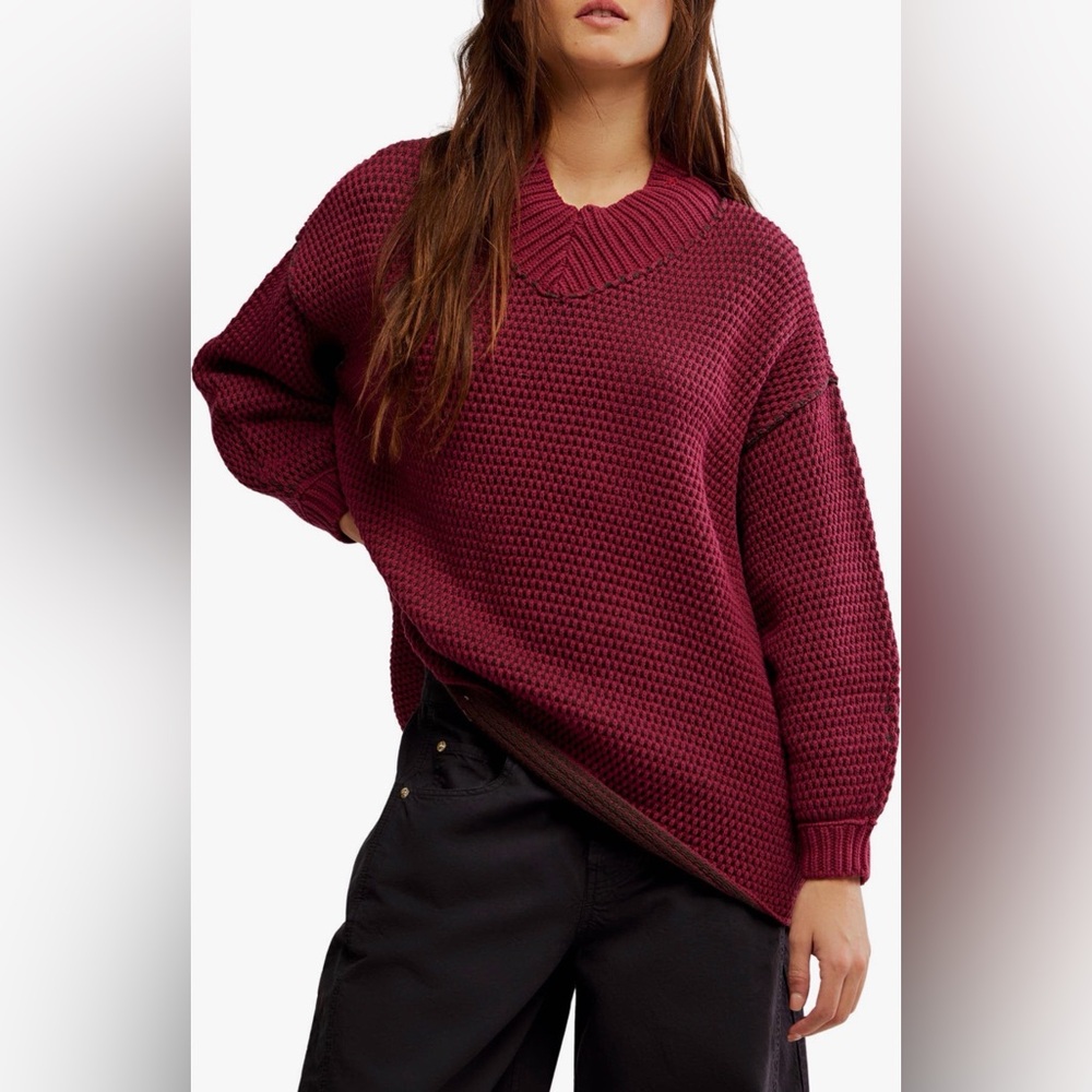NWOT Free People Maisie Oversized Sweater